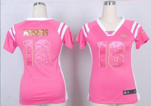 womens broncos jersey pink
