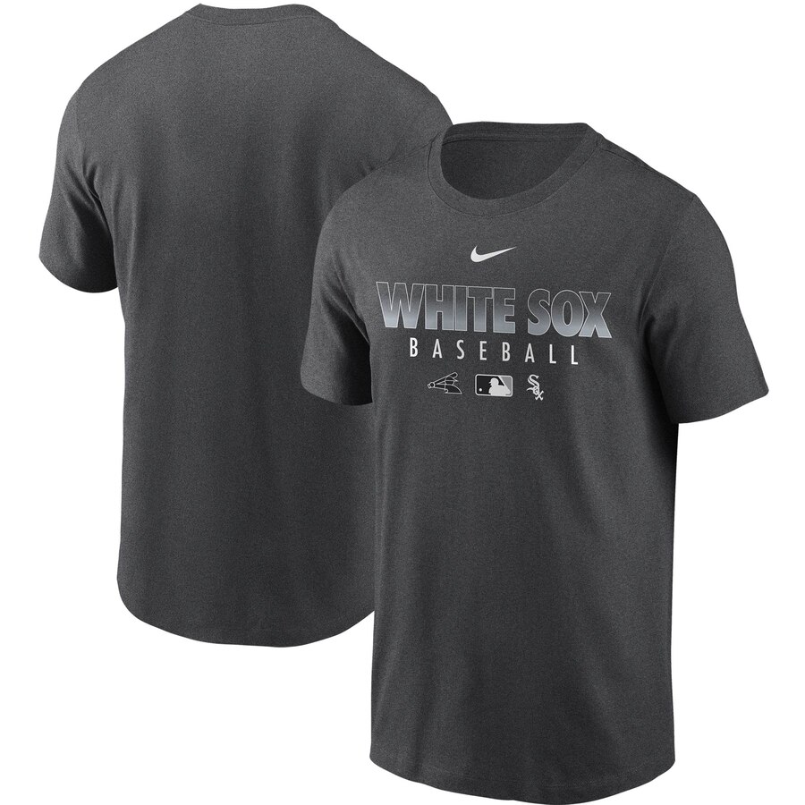 Men's Chicago White Sox Nike Charcoal Authentic Collection Team Performance T-Shirt