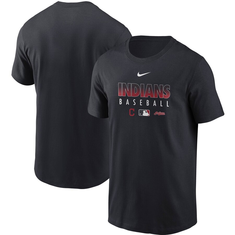 Men's Cleveland Guardians Nike Navy Authentic Collection Team Performance T-Shirt