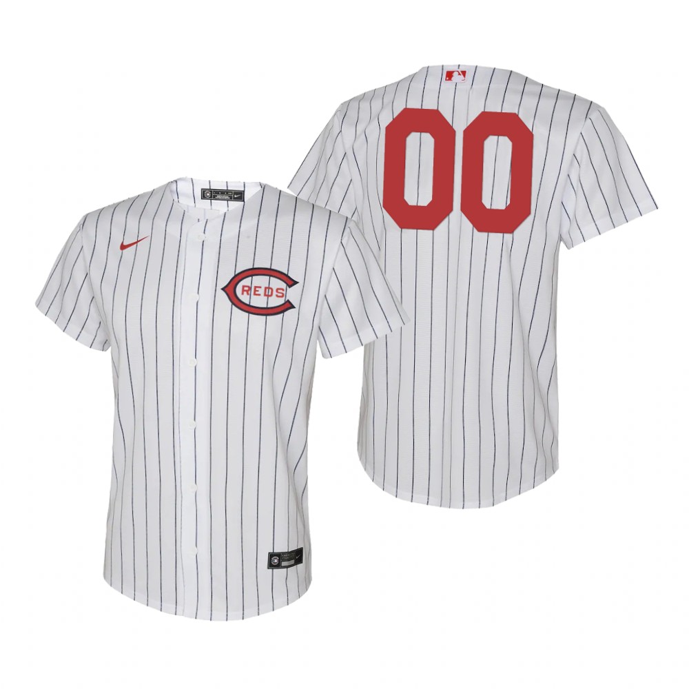 Cincinnati Reds Custom Youth 2022 Field of Dreams MLB Game Jersey - White
