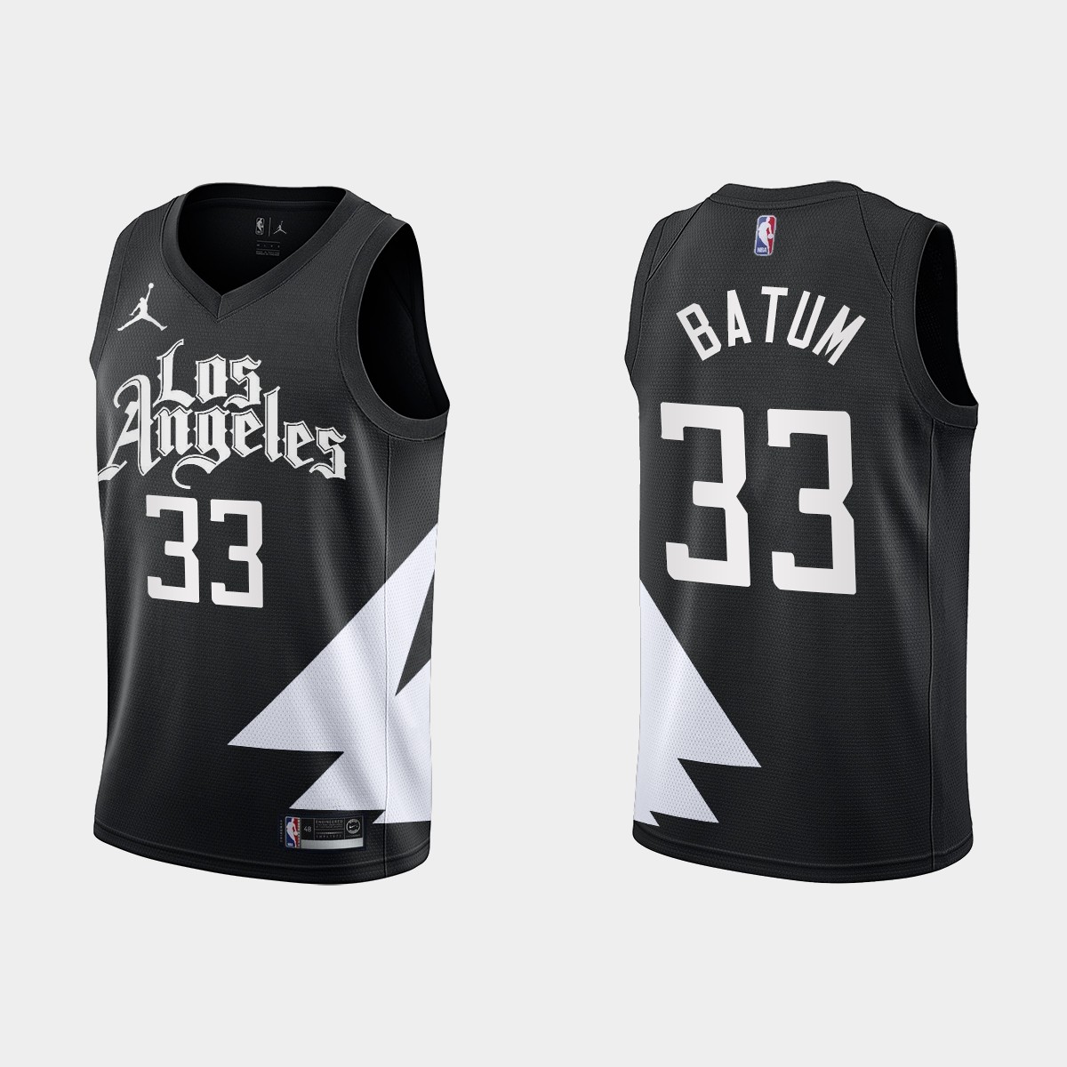 Los Angeles Clippers #33 Nicolas Batum Black Men's Nike NBA 2022-23 Statement Edition Jersey