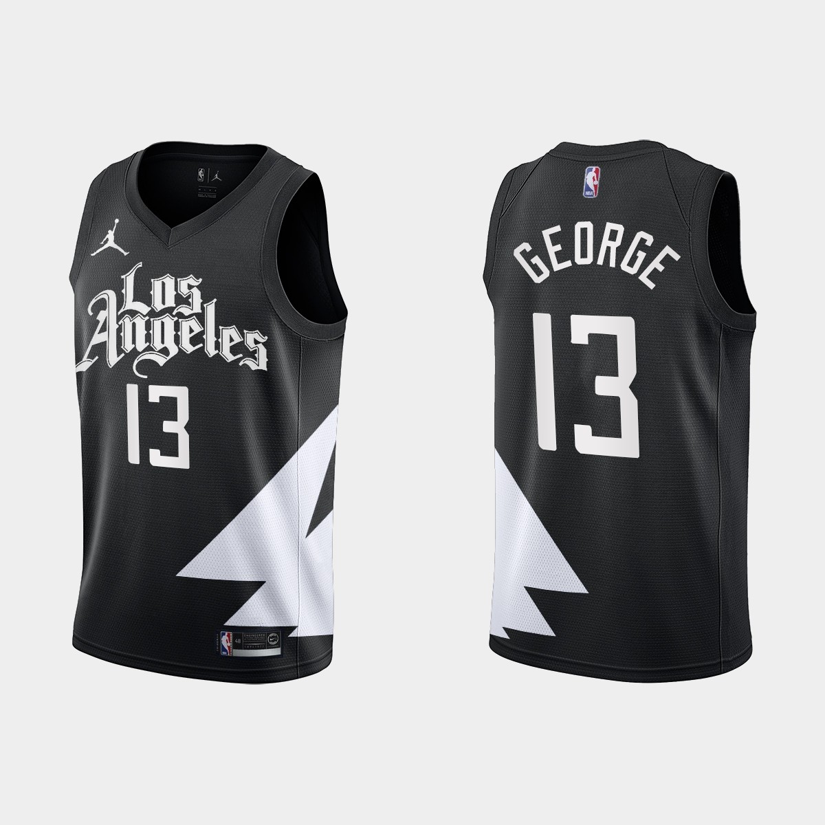 Los Angeles Clippers #13 Paul George Black Men's Nike NBA 2022-23 Statement Edition Jersey