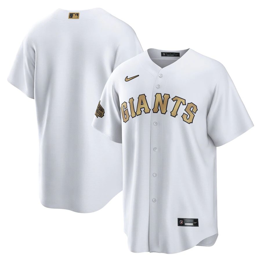 San Francisco Giants Blank Men's Nike White 2022 MLB All-Star Game Replica Jersey