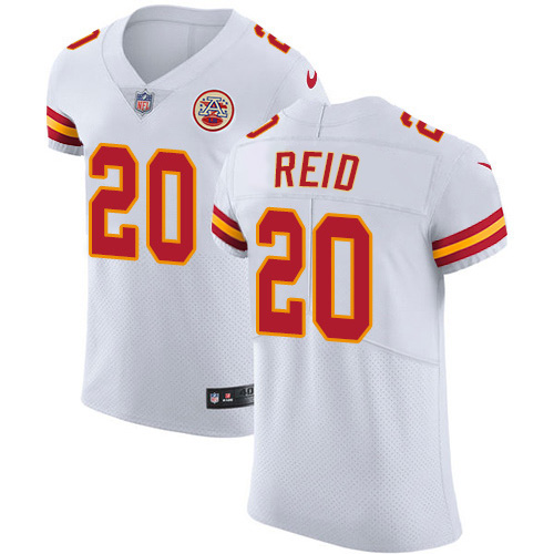 Nike Chiefs #20 Justin Reid White Men's Stitched NFL Vapor Untouchable Elite Jersey