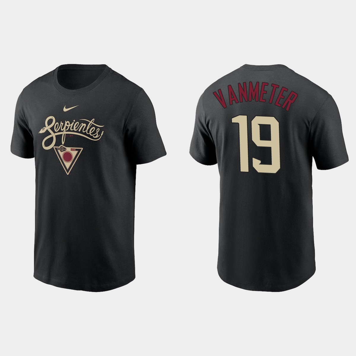 Arizona Diamondbacks #19 Josh Vanmeter Men's Nike 2021 City Connect Graphic T-Shirt Black