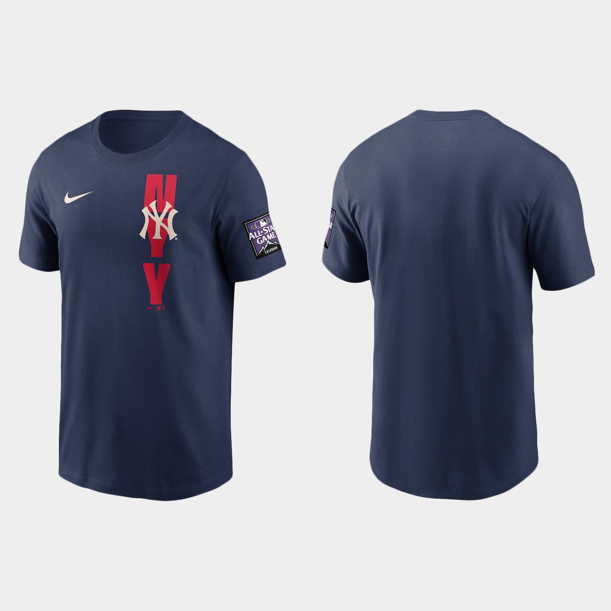 New York Yankees Men's 2021 Mlb All Star Game Navy T-Shirt