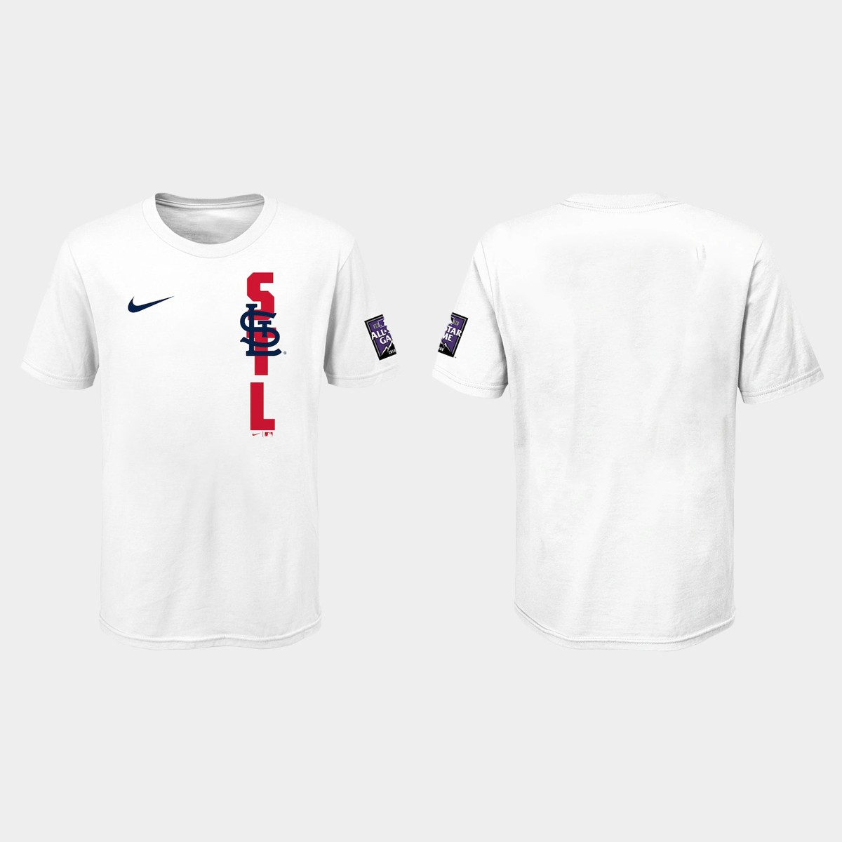 St.Louis Cardinals Youth 2021 Mlb All Star Game White T-Shirt