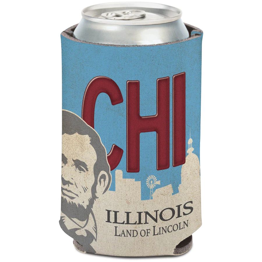 Chicago Cubs WinCraft 12oz. State Plate Can Cooler