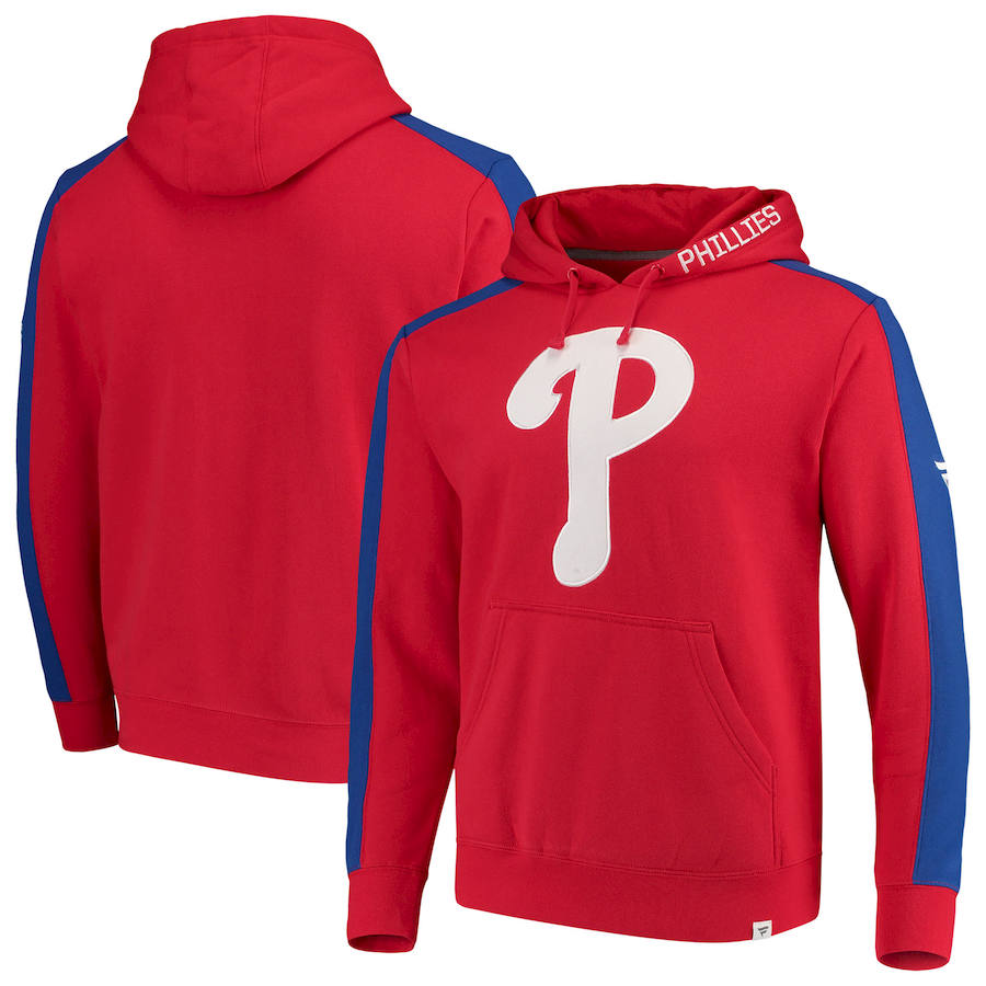Philadelphia Phillies Fanatics Branded Iconic Fleece Pullover Hoodie Red