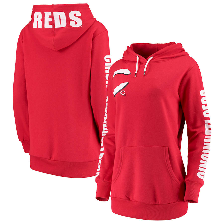 Cincinnati Reds G-III 4Her by Carl Banks Women's 12th Inning Pullover Hoodie Red