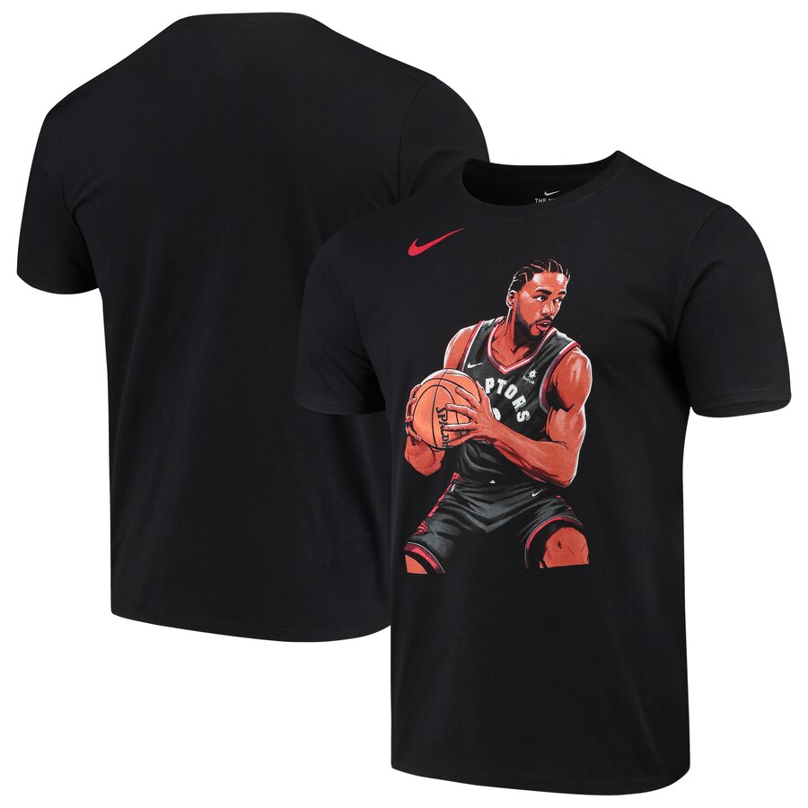 Toronto Raptors #2 Kawhi Leonard Nike 2019 NBA Playoffs Bound Hero T-Shirt Black