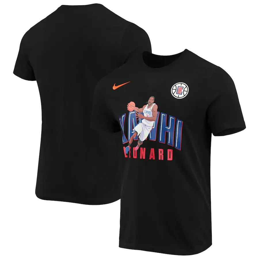 LA Clippers #2 Kawhi Leonard Nike Hero Performance T-Shirt Black