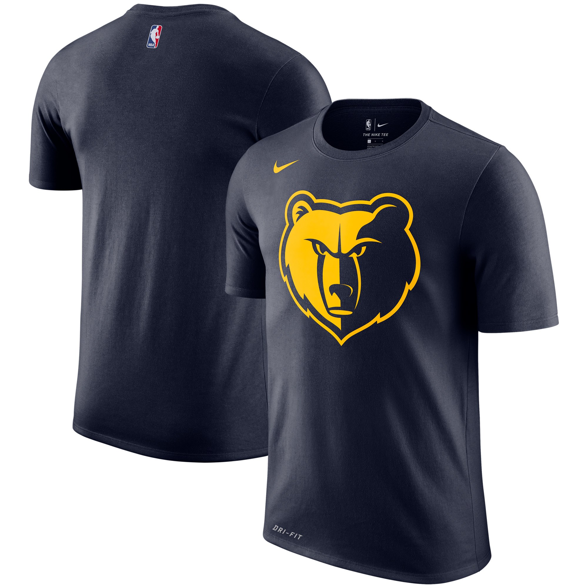Nike Memphis Grizzlies Navy City Edition Performance Cotton Essential T-Shirt