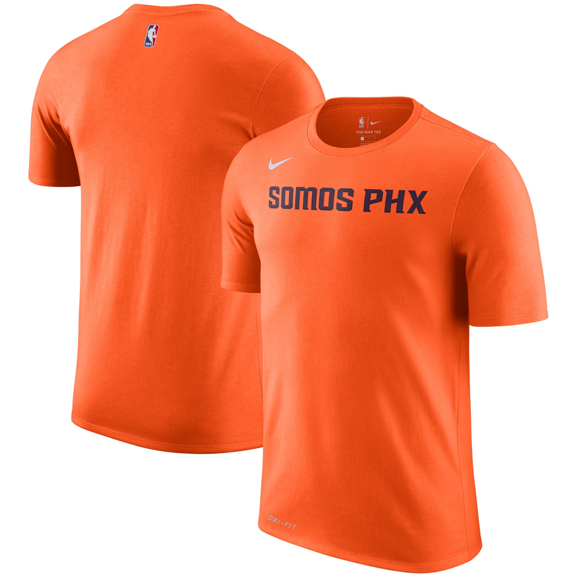 Nike Phoenix Suns Orange City Edition Performance Cotton Essential T-Shirt