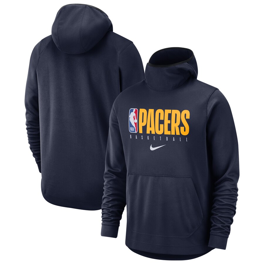 Indiana Pacers Nike Spotlight Practice Performance Pullover Hoodie Navy