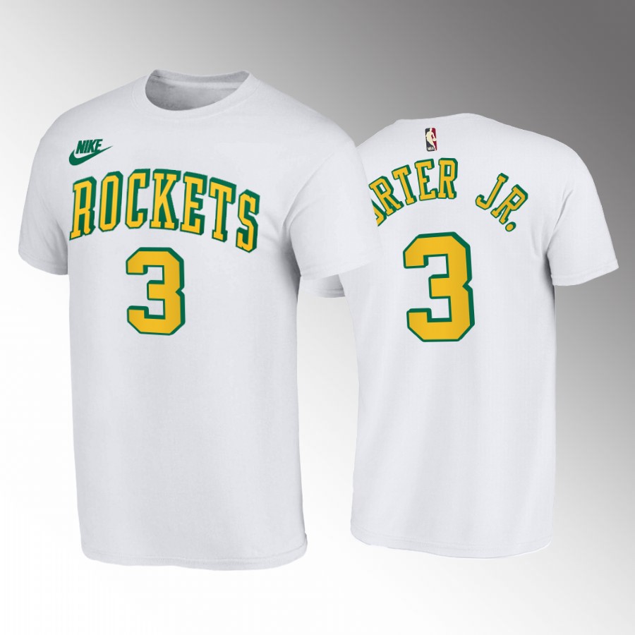 Nike Rockets #3 Kevin Porter Jr. Men's White NBA 2022-23 Classic Edition Jersey
