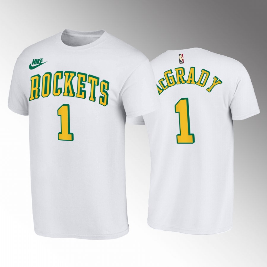 Nike Rockets #0 TyTy Washington Men's White NBA 2022-23 Classic Edition Jersey
