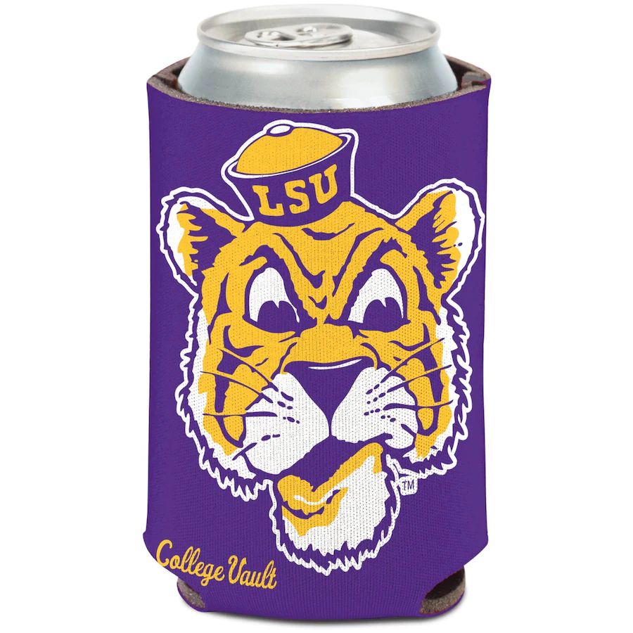 LSU Tigers WinCraft 12oz. Vault Logo Can Cooler