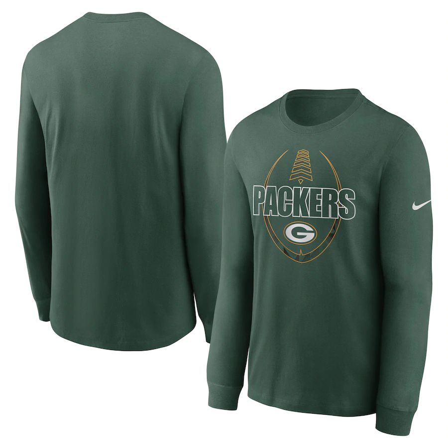 Green Bay Packers Nike Icon Legend Performance Long Sleeve T-Shirt Green