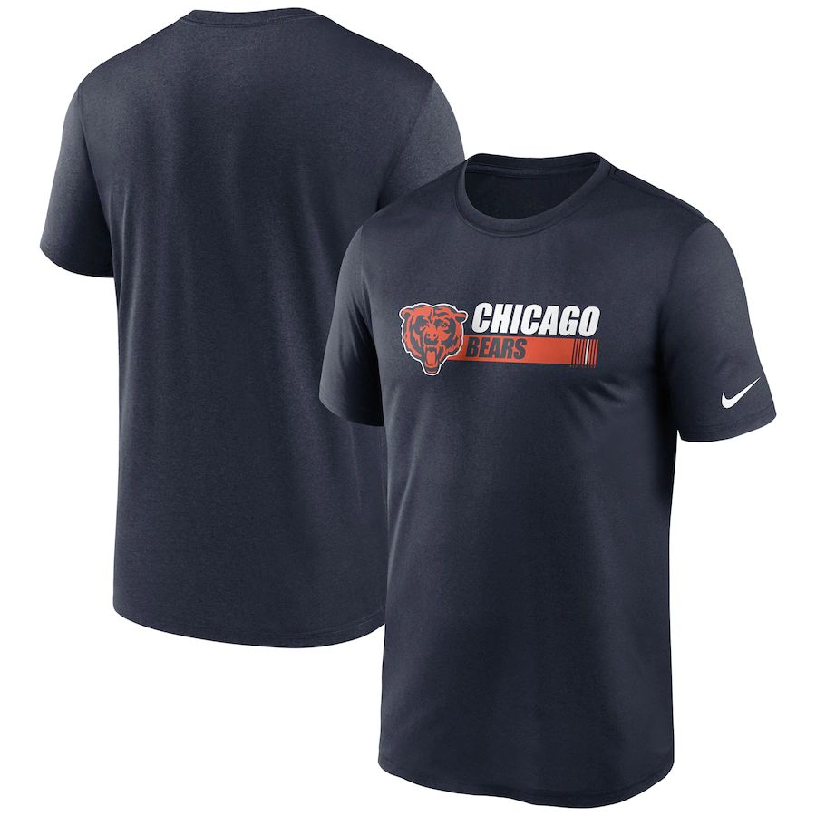 Chicago Bears Nike Fan Gear Team Conference Legend Performance T-Shirt Navy