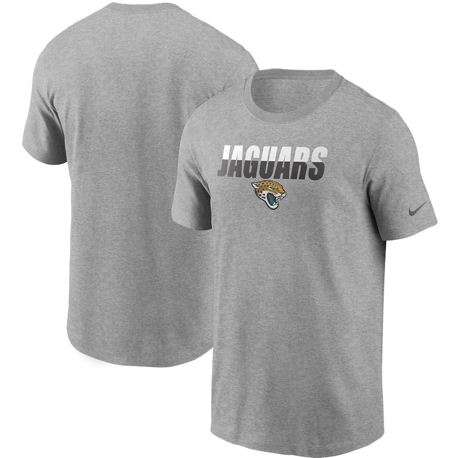 Jacksonville Jaguars Nike Split T-Shirt Heathered Gray