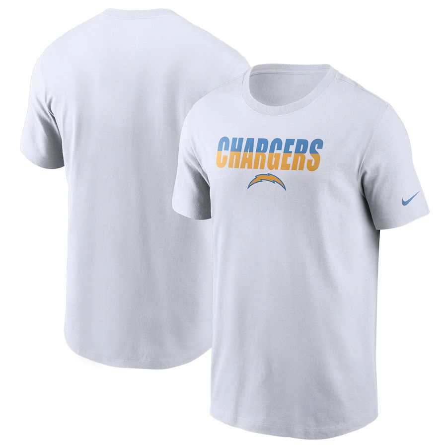 Los Angeles Chargers Nike Split T-Shirt White