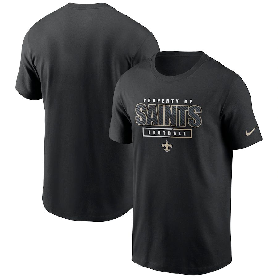 New Orleans Saints Nike Team Property Of Essential T-Shirt Black