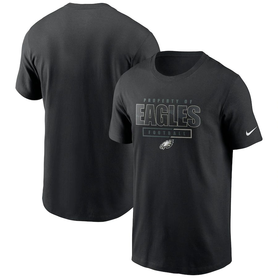 Philadelphia Eagles Nike Team Property Of Essential T-Shirt Black