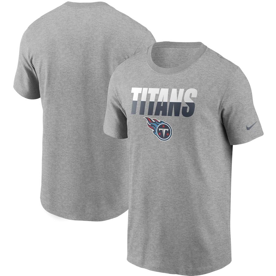 Tennessee Titans Nike Split T-Shirt Heathered Gray