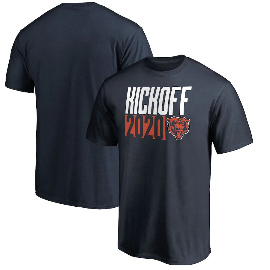 Chicago Bears Fanatics Branded Kickoff 2020 T-Shirt Navy