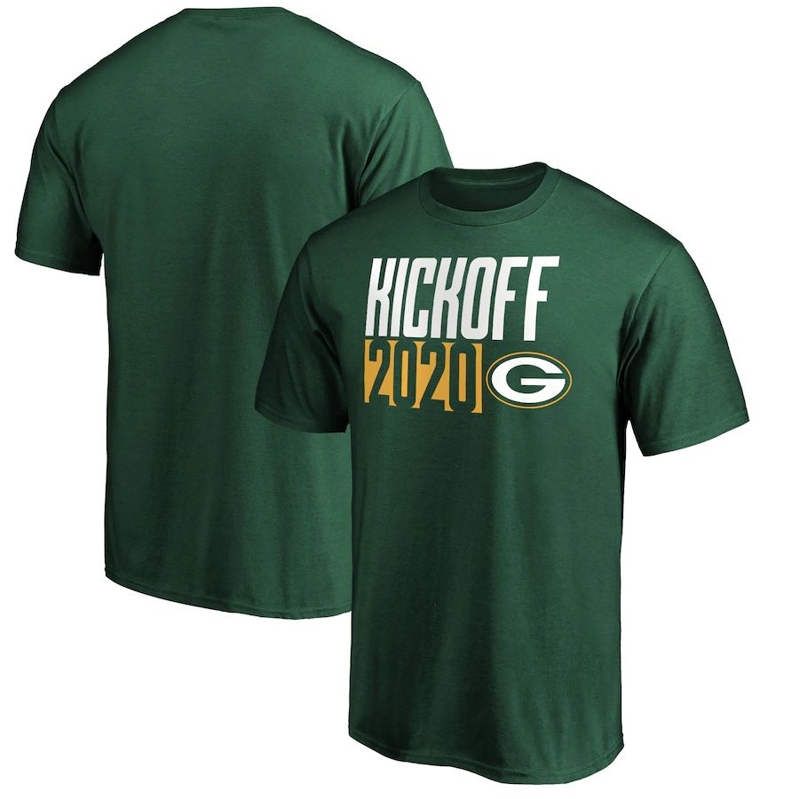 Green Bay Packers Fanatics Branded Kickoff 2020 T-Shirt Green