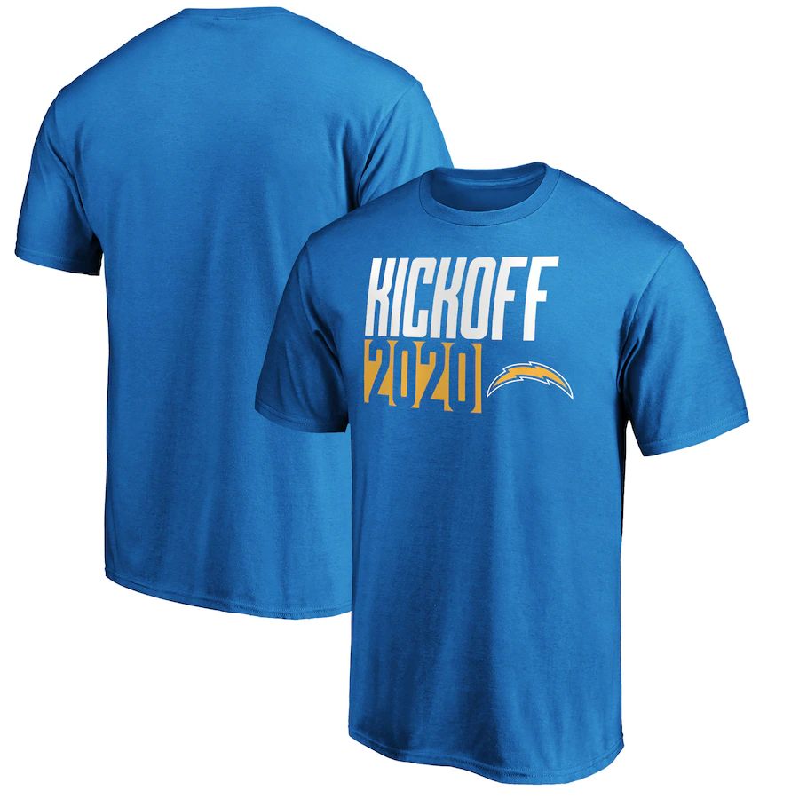 Los Angeles Chargers Fanatics Branded Kickoff 2020 T-Shirt Powder Blue