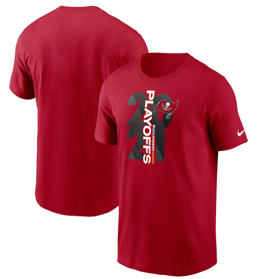 Men's Tampa Bay Buccaneers Nike Red 2021 NFL Playoffs Bound T-Shirt