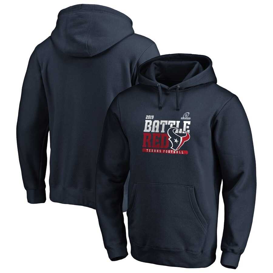 Houston Texans 2019 NFL Playoffs Bound Hometown Checkdown Pullover Hoodie Navy