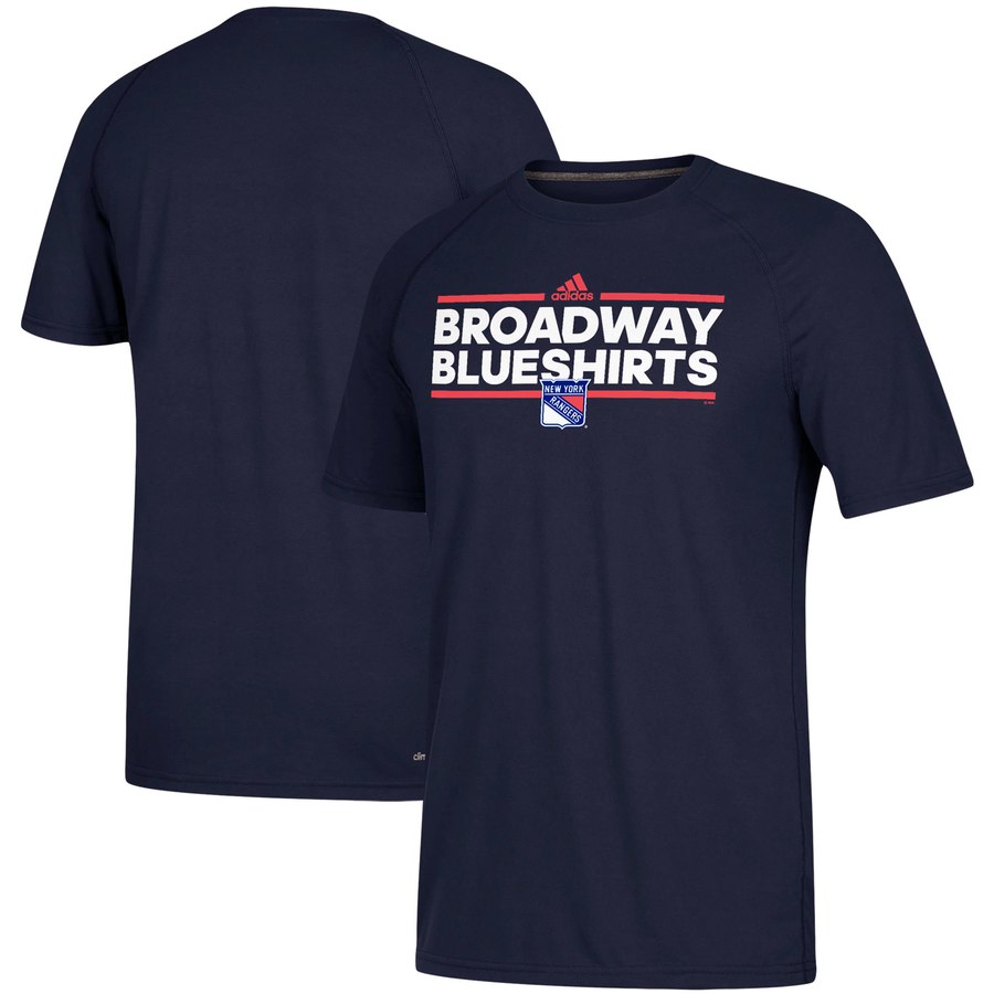 New York Rangers adidas Local Dassler climalite T-Shirt Navy