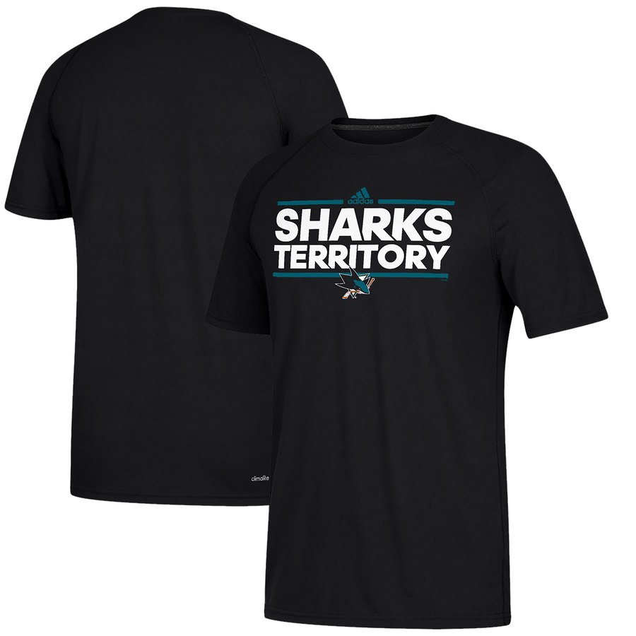 San Jose Sharks adidas Local Dassler climalite T-Shirt Black
