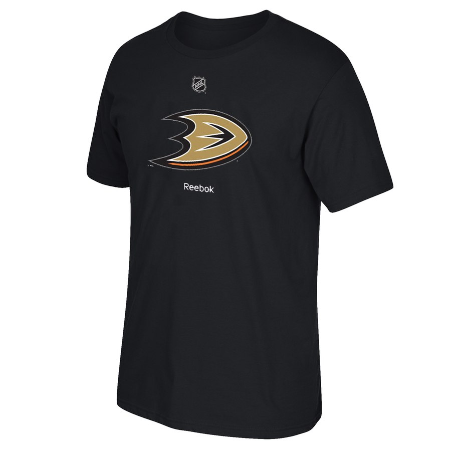 Anaheim Ducks Reebok Primary Logo T-Shirt Black