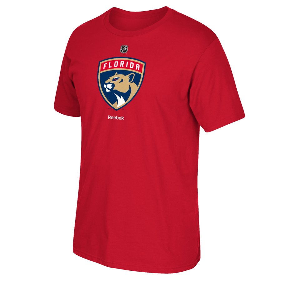 Florida Panthers Reebok Primary Logo T-Shirt Red