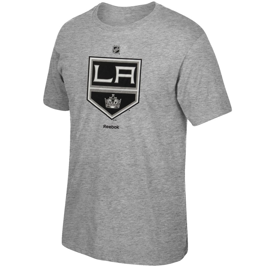 Los Angeles Kings Reebok Primary Logo T-Shirt Gray