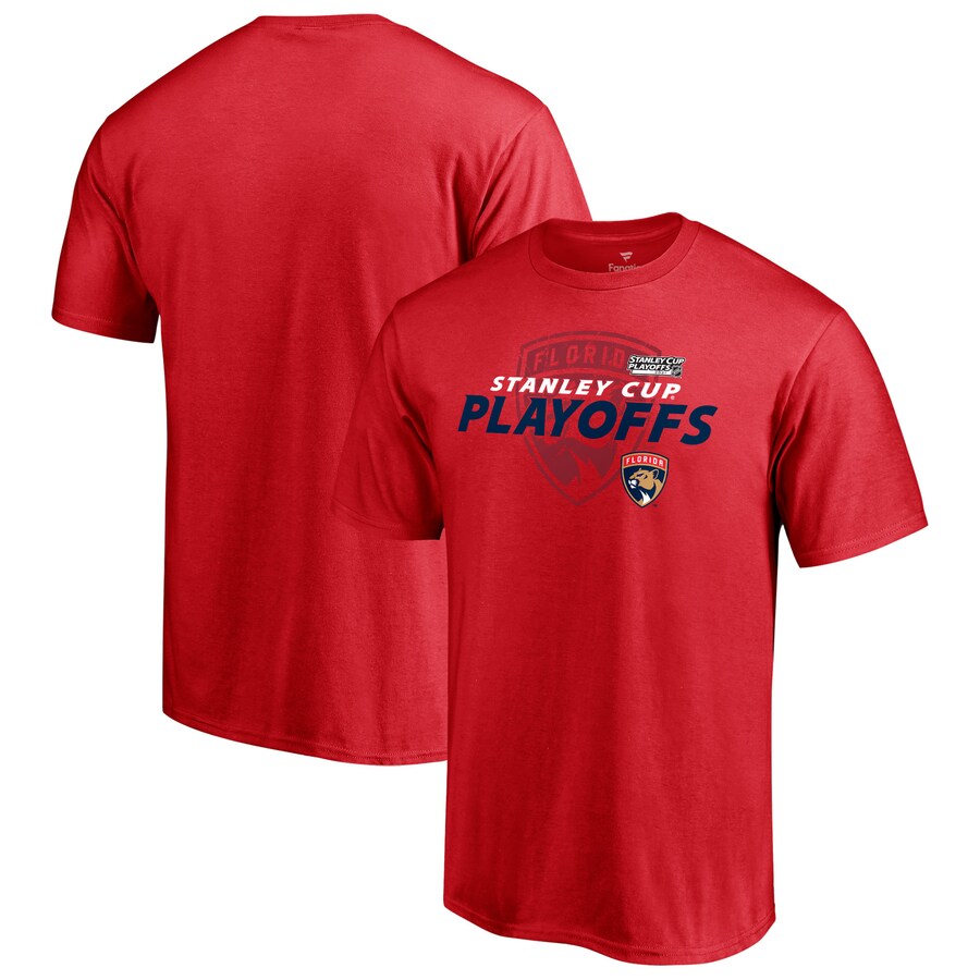 Florida Panthers 2021 Stanley Cup Playoffs Bound Big & Tall Turnover T-Shirt - Red