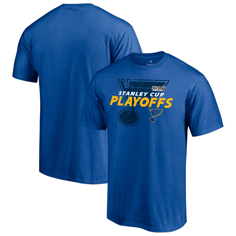 St. Louis Blues 2021 Stanley Cup Playoffs Bound Turnover T-Shirt - Blue