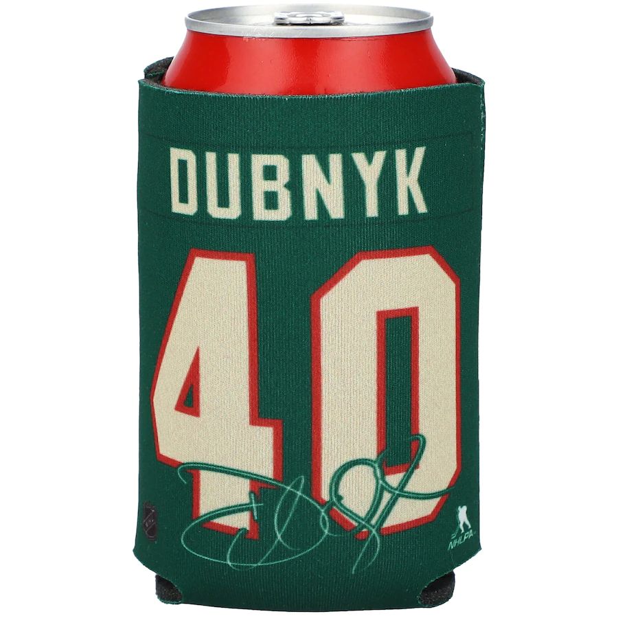 Minnesota Wild #40 Devan Dubnyk WinCraft 12oz. Double-Sided Player Can Cooler