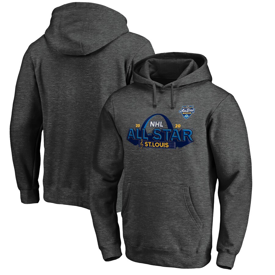 2020 NHL All-Star Game St. Louis Pullover Hoodie Heather Gray