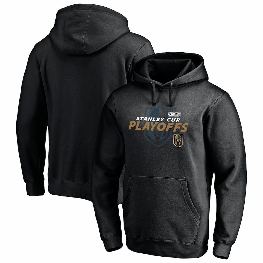 Vegas Golden Knights 2021 Stanley Cup Playoffs Bound Turnover Pullover Hoodie - Black