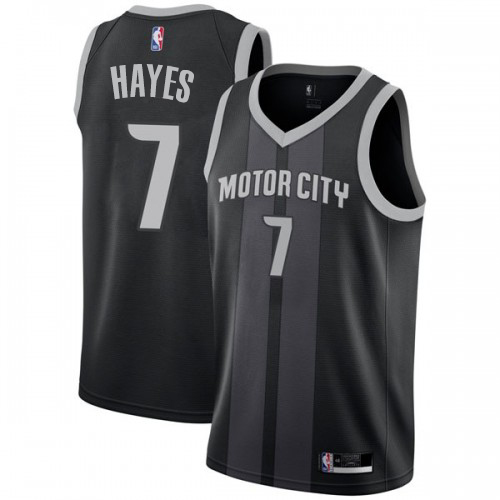 Nike Pistons #7 Killian Hayes Black Women's NBA Swingman City Edition 2018/19 Jersey
