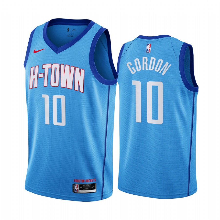 Nike Rockets #10 Eric Gordon Blue Women's NBA Swingman 2020-21 City Edition Jersey