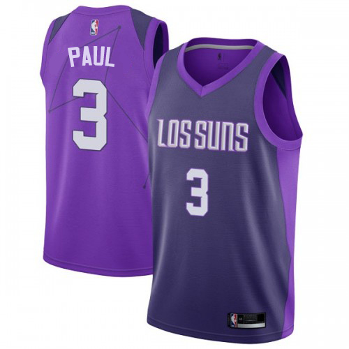 Nike Suns #3 Chris Paul Purple Women's NBA Swingman City Edition Jersey