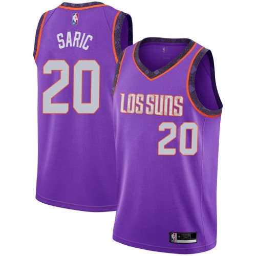 Nike Suns #20 Dario Saric Purple Women's NBA Swingman City Edition 2018/19 Jersey