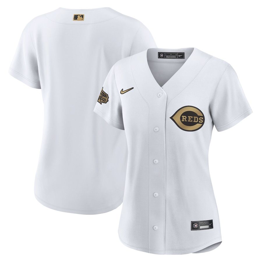 Cincinnati Reds Blank Women's Nike White 2022 MLB All-Star Game Replica Jersey