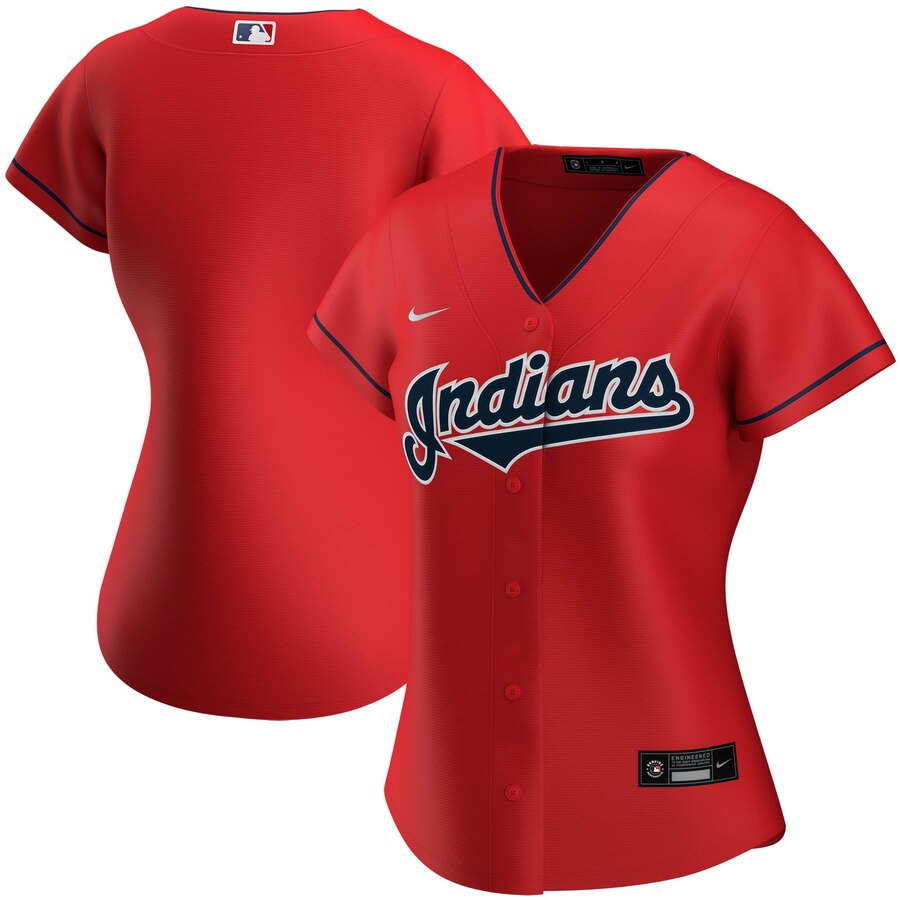 Cleveland Guardians Nike Women's Alternate 2020 MLB Team Jersey Red